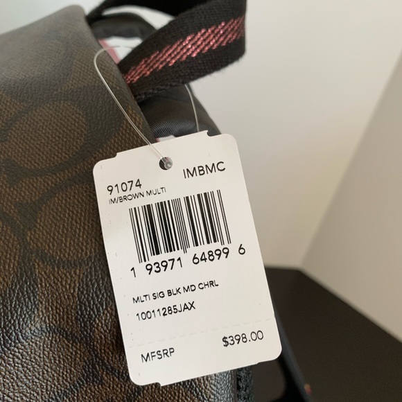 NWT COACH MEDIUM CHARLIE BACKPACK MSRP $398 - Picture 8 of 8